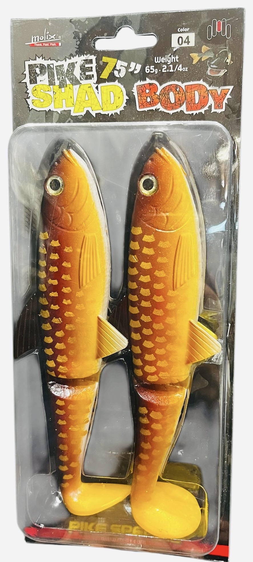 PIKE SHAD 7.5 BODY 2PCS CARP