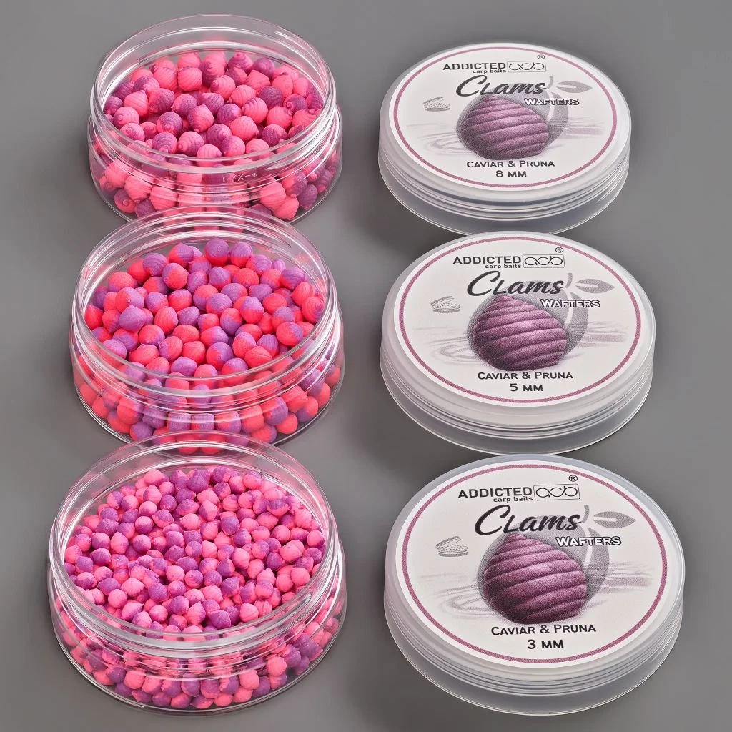 	CLAMS WAFTER  5MM CAVIAR & PRUNA