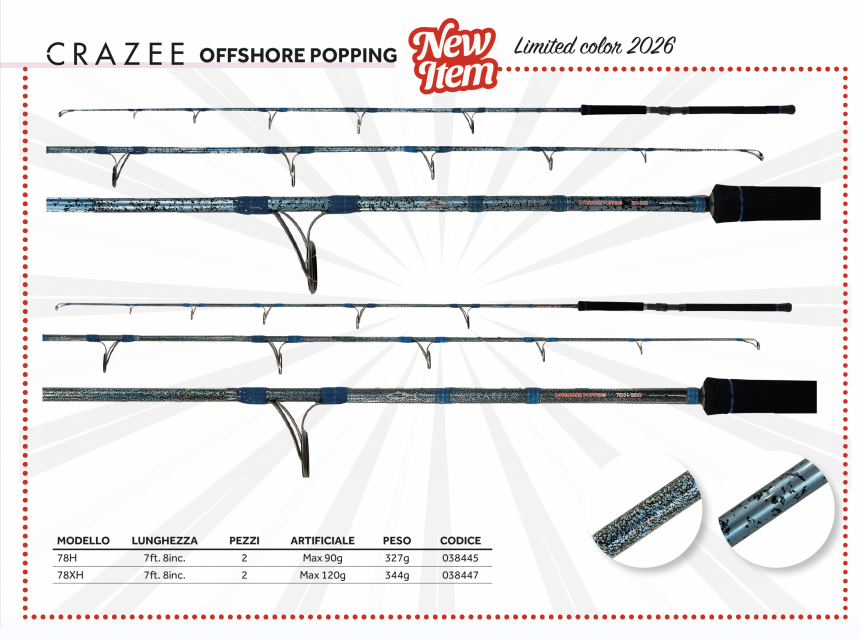 OFFSHORE POPPING 7'8'' 120 GR