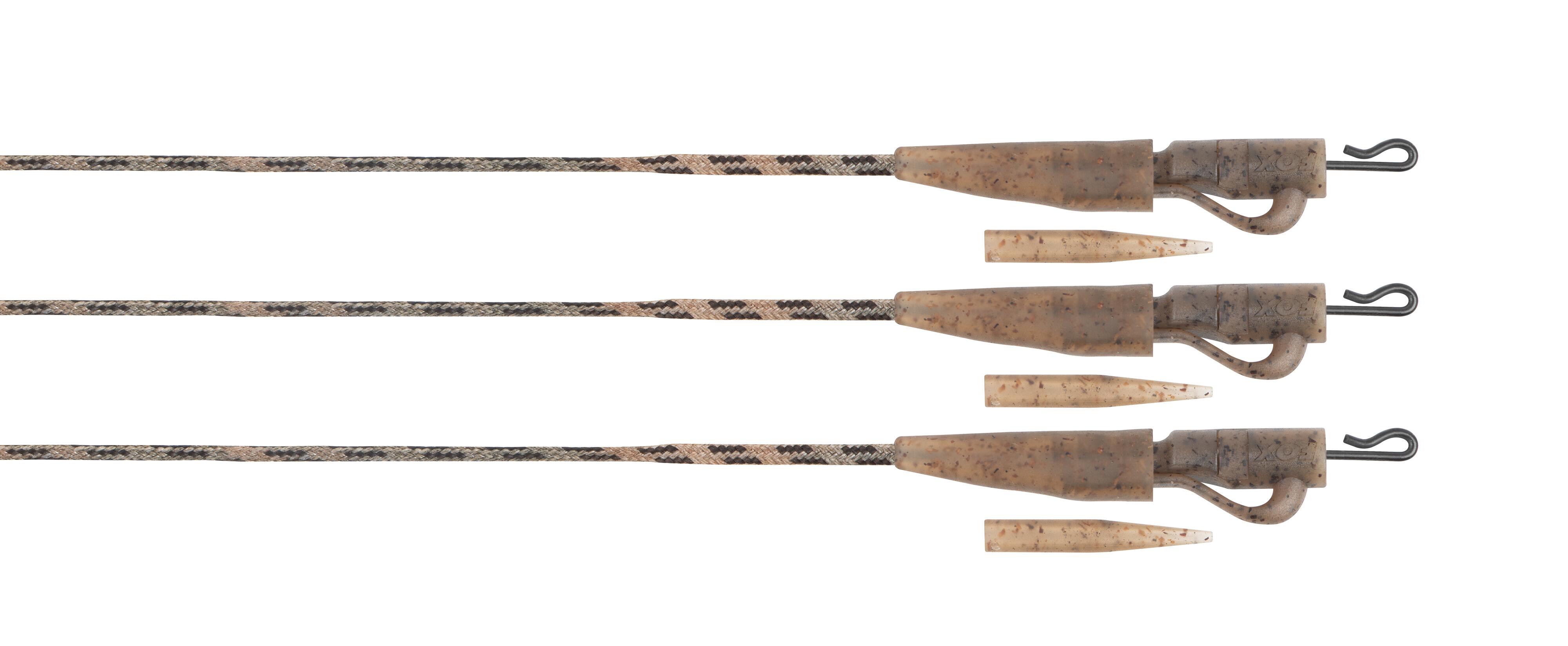 Edges Camo 40lb Submerge Lead Clip Leaders 3 pcs