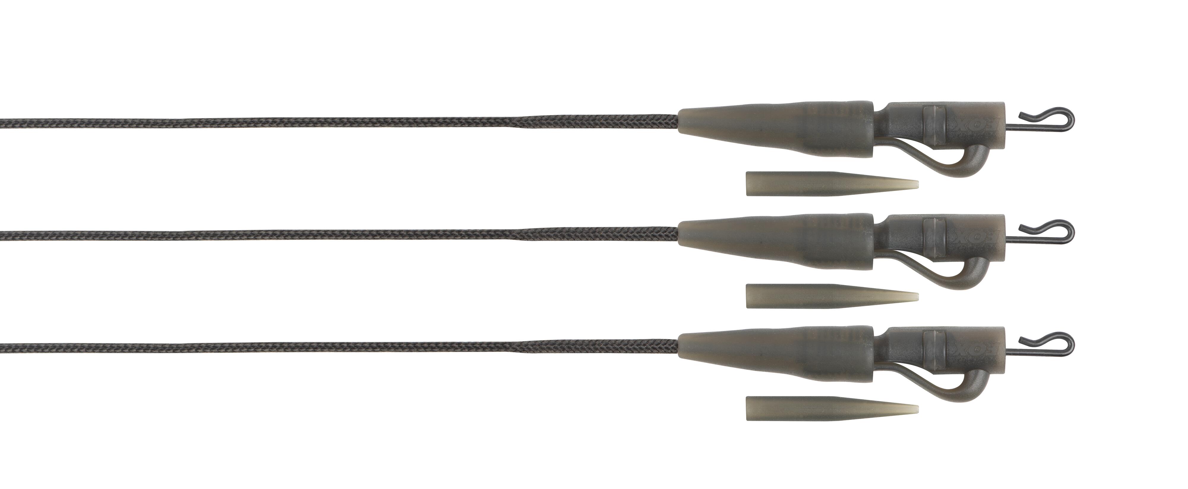 Edges Naturals 50lb Leadcore Lead Clip Leaders 3pcs