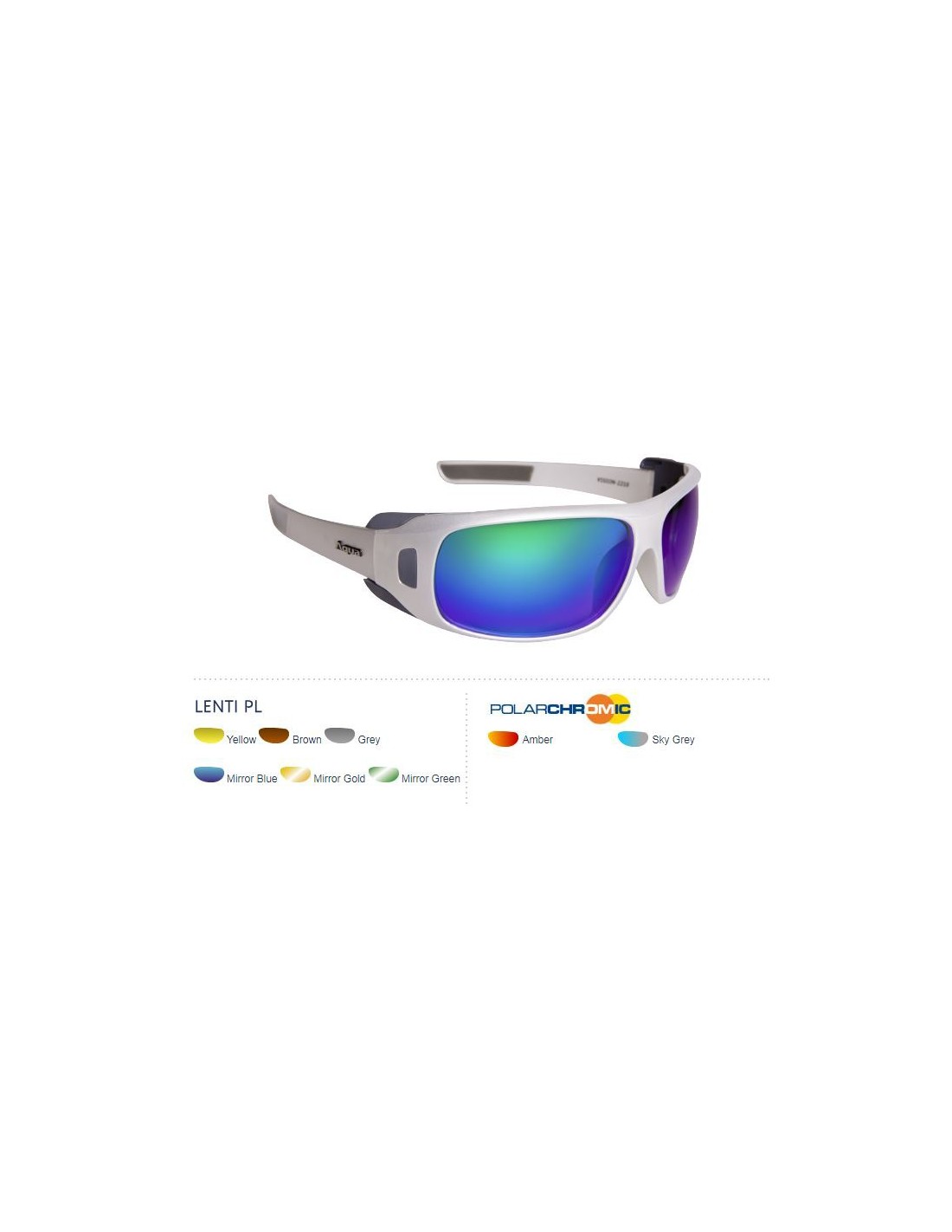 AQUA VISION Pearl White/PL Grey Polarized