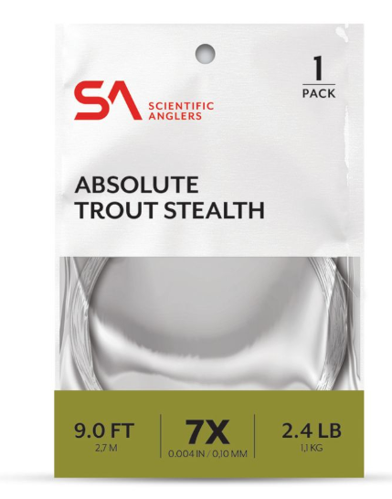 Absolute Trout Stealth Leader 9' 6X (0,13mm)