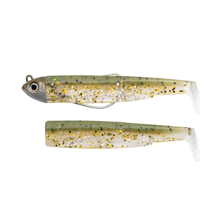 Black Minnow 2,5 - 105 - Combo Shore - 8g - Khaki Glitter qty. 1+1