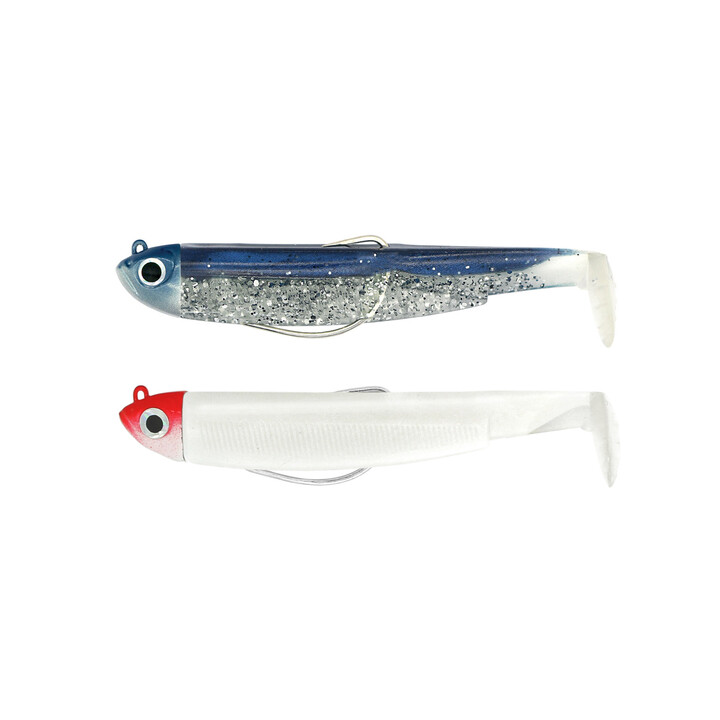 Black Minnow 3 - 120 - Double Combo Shore - 12g - Barracuda Blue + White/Red Head qty. 1+1