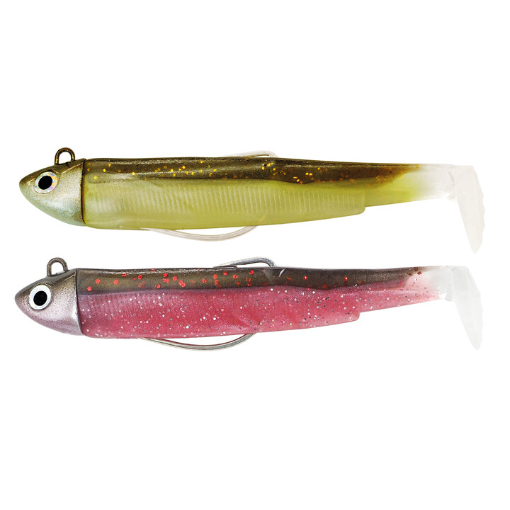 Black Minnow 2 - 90 - Double Combo Search - 8g - Sparkling Brown - Pink qty. 2