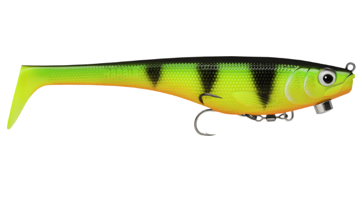 PREDATOR Soft Peto prerigged - 16cm - FIRE TIGER