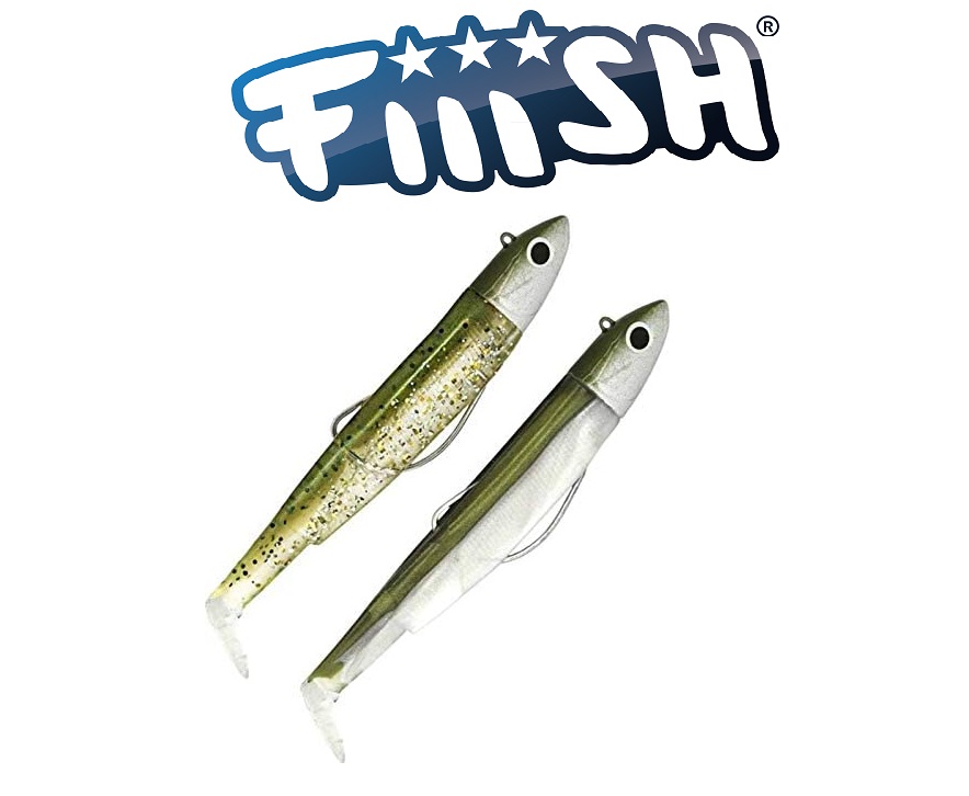 Double Combo 70 Black Minnow Off Shore 6g Kaki pailletè