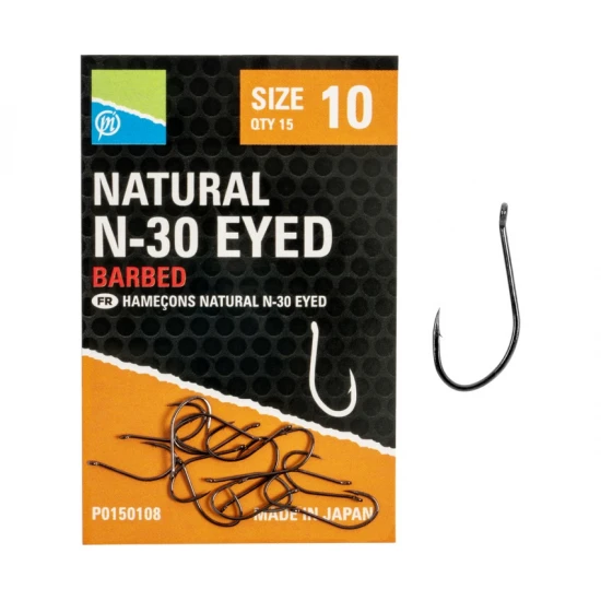 NATURAL N-30 EYED BARBED SIZE 14