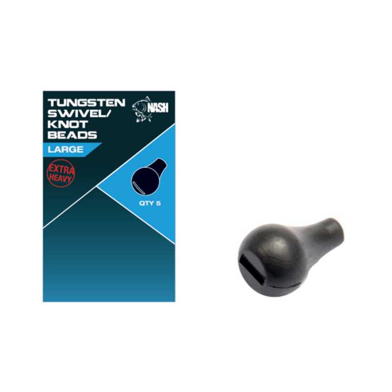 Cling On Tungsten Swivel & Knot Bead Small