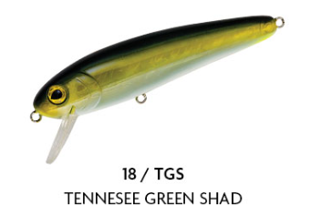 SUPER DEXTER 110 SINKING 32GR TENNESSEE GREEN SHAD