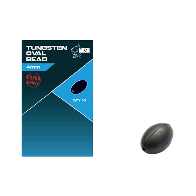 Cling On Tungsten Oval Bead 8mm