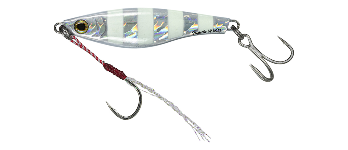 JUGULO Wide Casting Jig 15g Crazy Zebra White