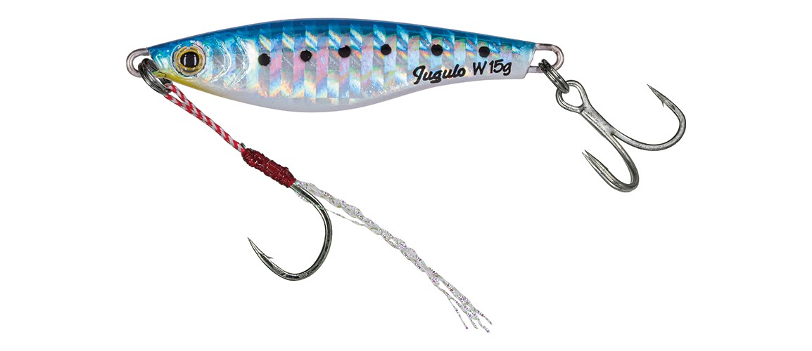 JUGULO Wide Casting Jig 15g Blue Sarda