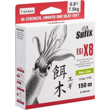 TRECCIA EGIX8 150M 0.104MM NEON CH.