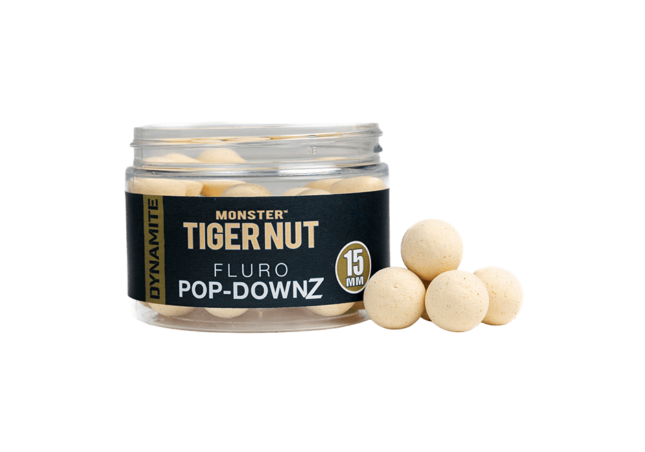 MONSTER TIGERNUT FLURO POP-DOWNZ BEIGE 15MM