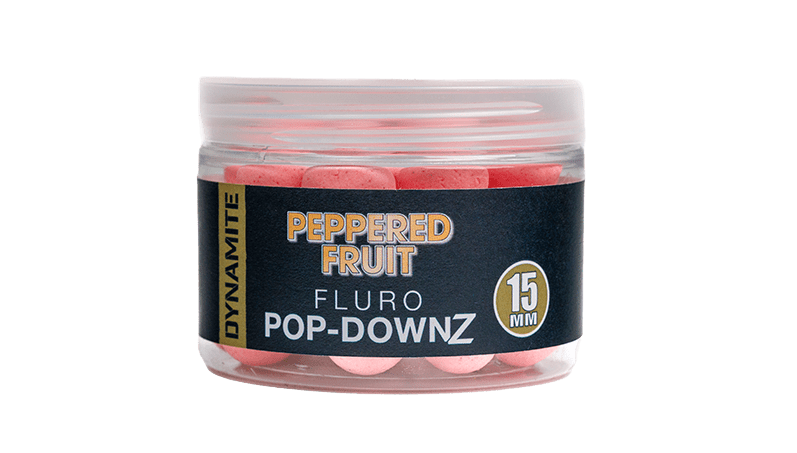 PEPPERED FRUIT FLURO POP-DOWNZ PINK 15MM