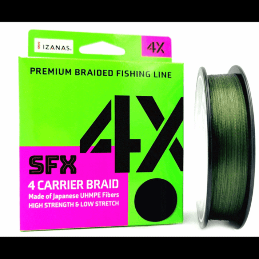 TRECCIA 4X SFX Carrier Braid 270m 0.370mm Green