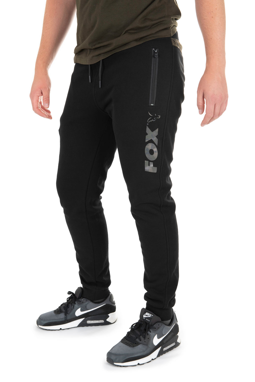 Fox Black / Camo Print Jogger - L