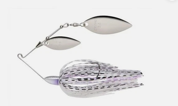 TEE-BONE SPINNERBAIT Double Willow 1/2oz Purple Pearl Shad