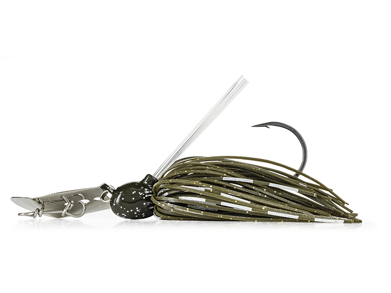 COMPACT BLADE JIG 10.5G Green Pumpkin Flash