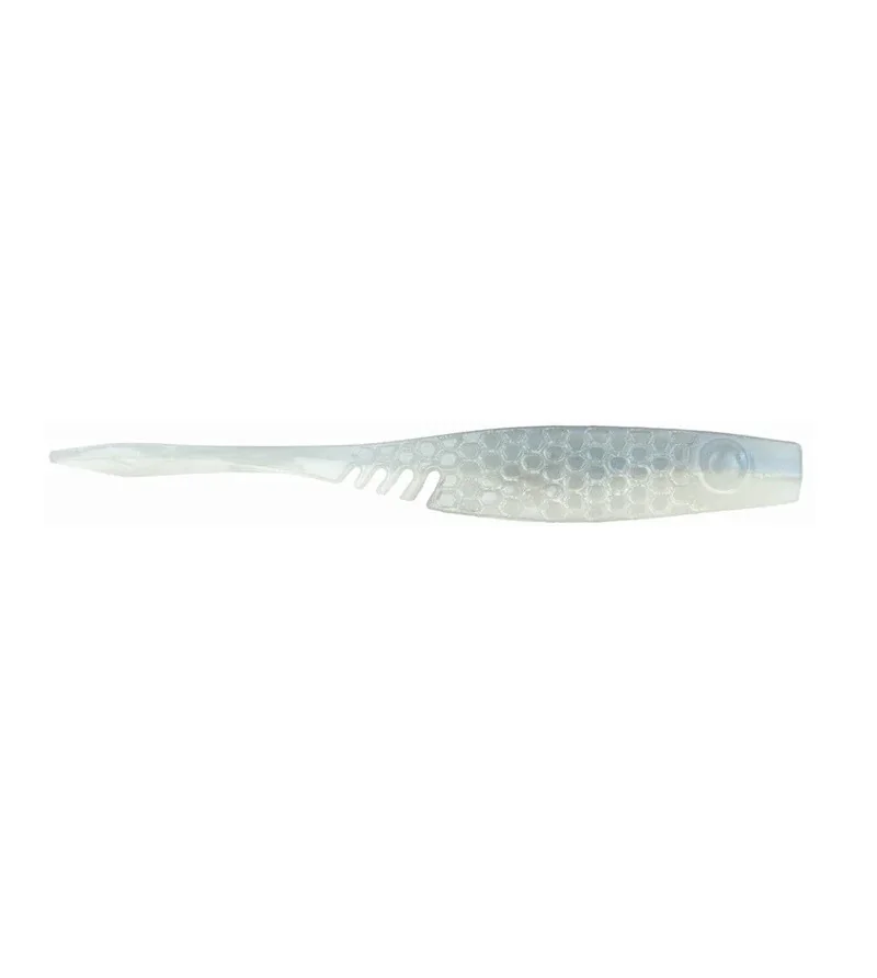 NET BAIT HEXTECH EKO SHAD 4" X25677 Albino Pearl