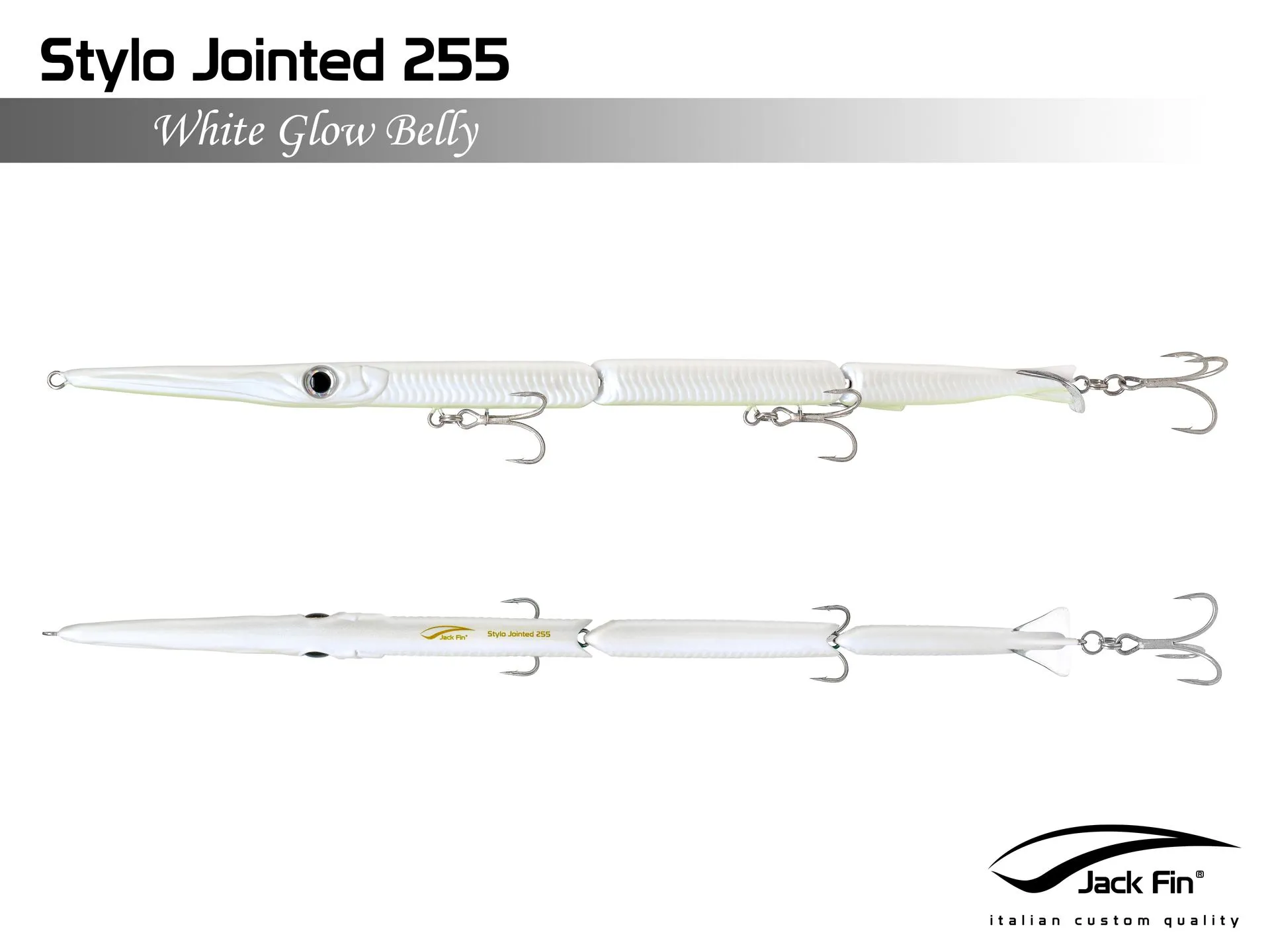STYLO 255 JOINTED HI-TECH White Glow Belly