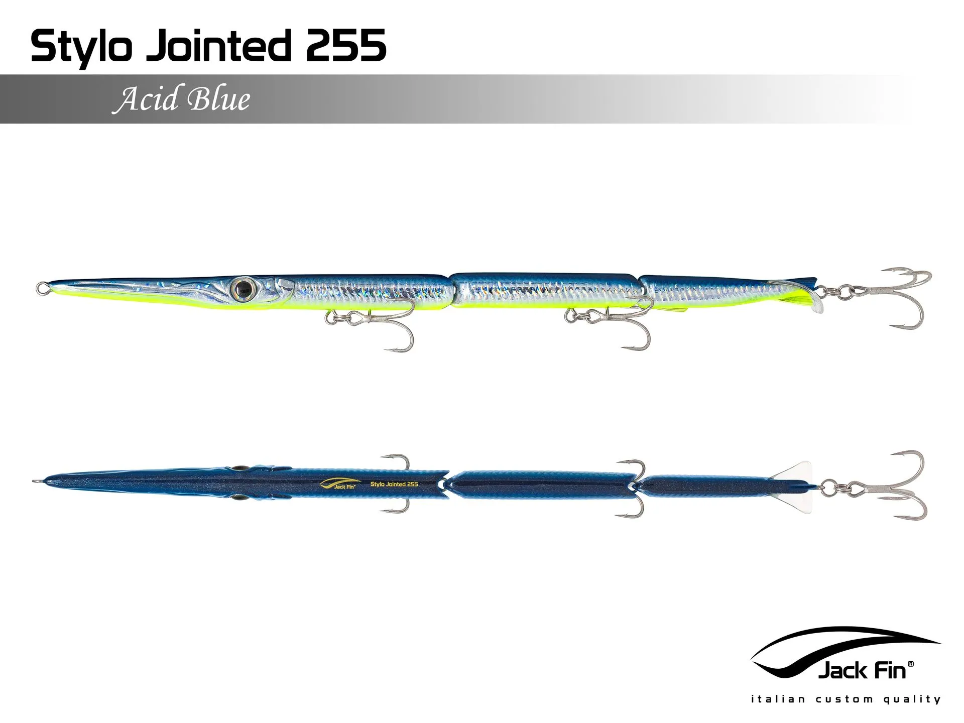 STYLO 255 JOINTED HI-TECH Acid Blue
