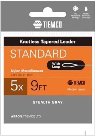 FINALE CONICO STANDARD WITH LOOP 9FT 0.14MM 5X