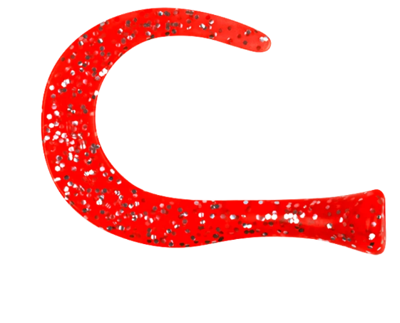 GUPPIE SPARE TAILS RED GLITTER