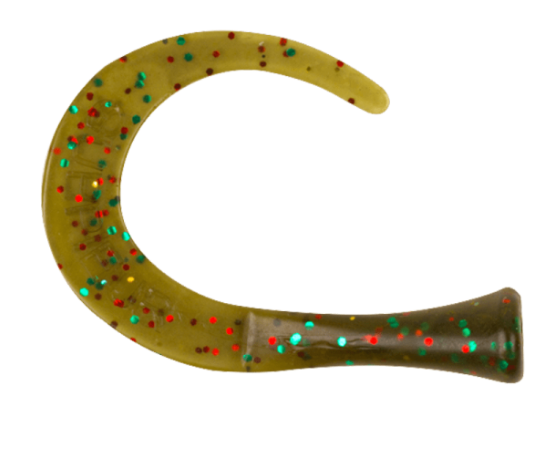 GUPPIE SPARE TAILS MOSSGREEN GLITTER