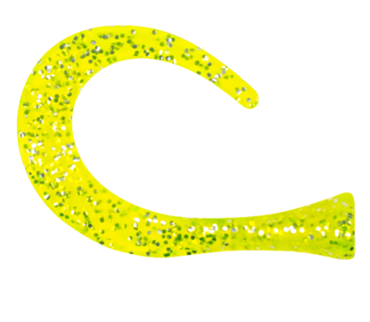 GUPPIE JR SPARE TAILS CHARTREUSE GLITTER 