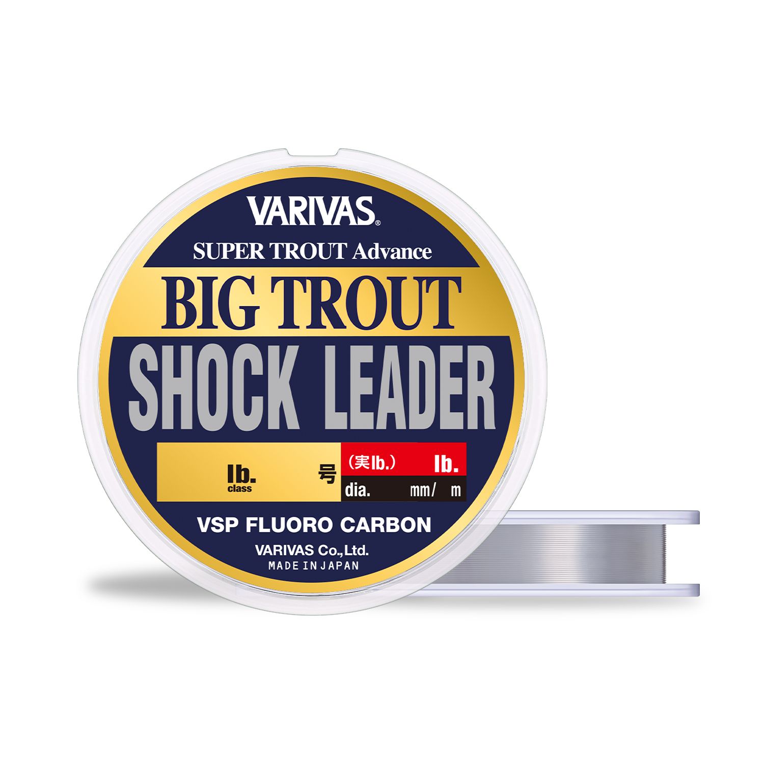 Filo Varivas Big Trout Shock Leader VSP FluoroCarbon 30m 8lb 0,235