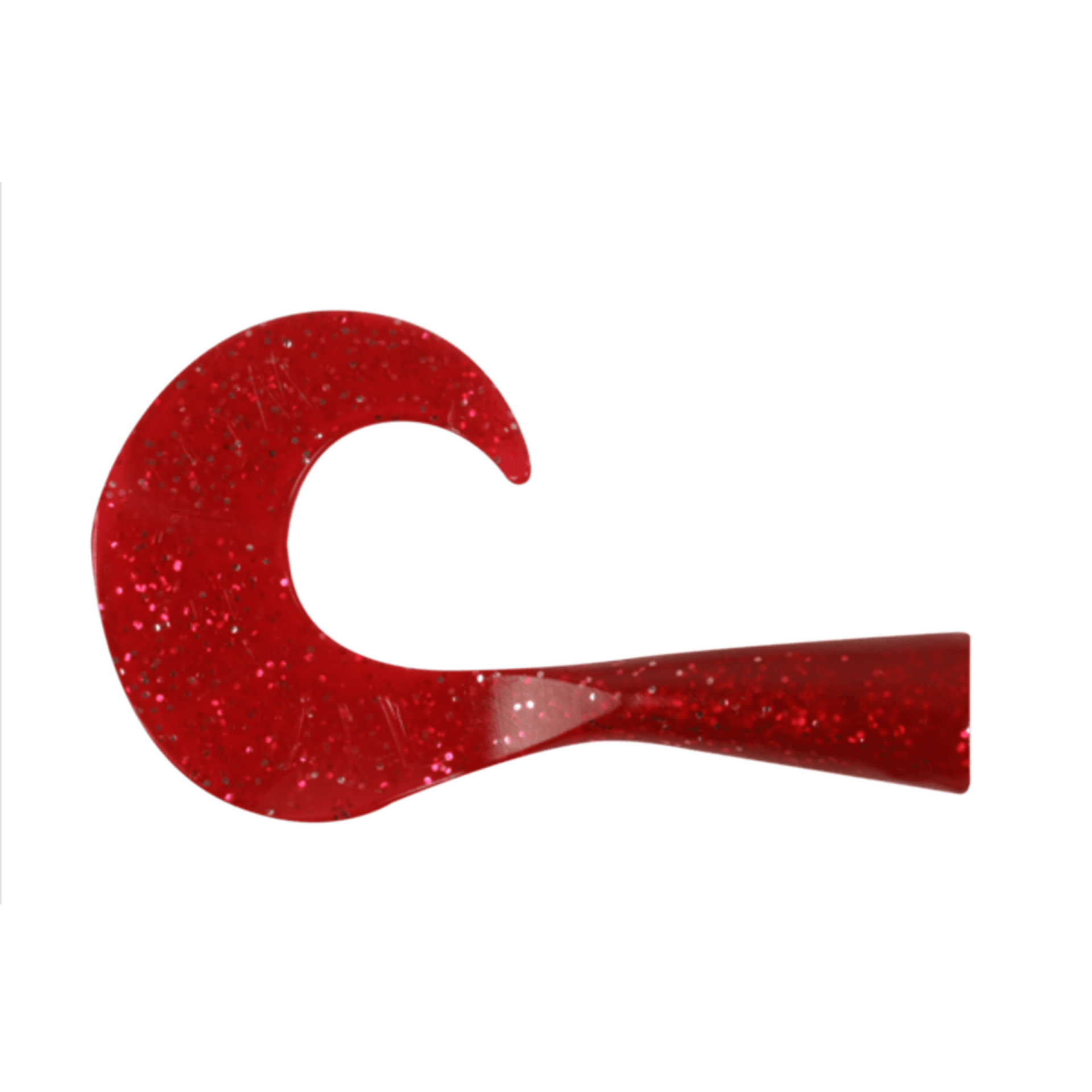 WOLF TAIL - Color Red Glitter