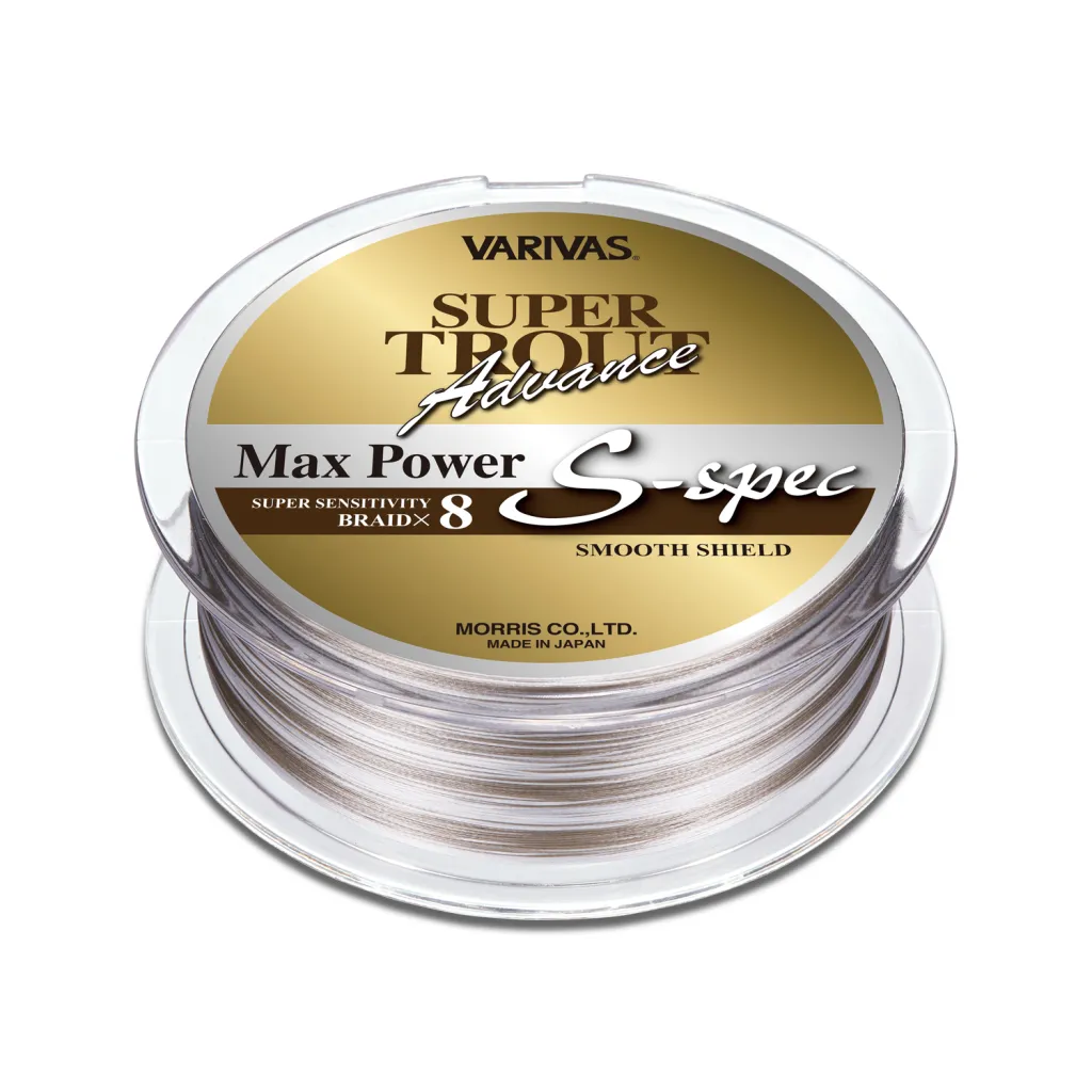Trout Max Power PE S-spec Braid x 8 PE 0.6 200mt 14.5lb