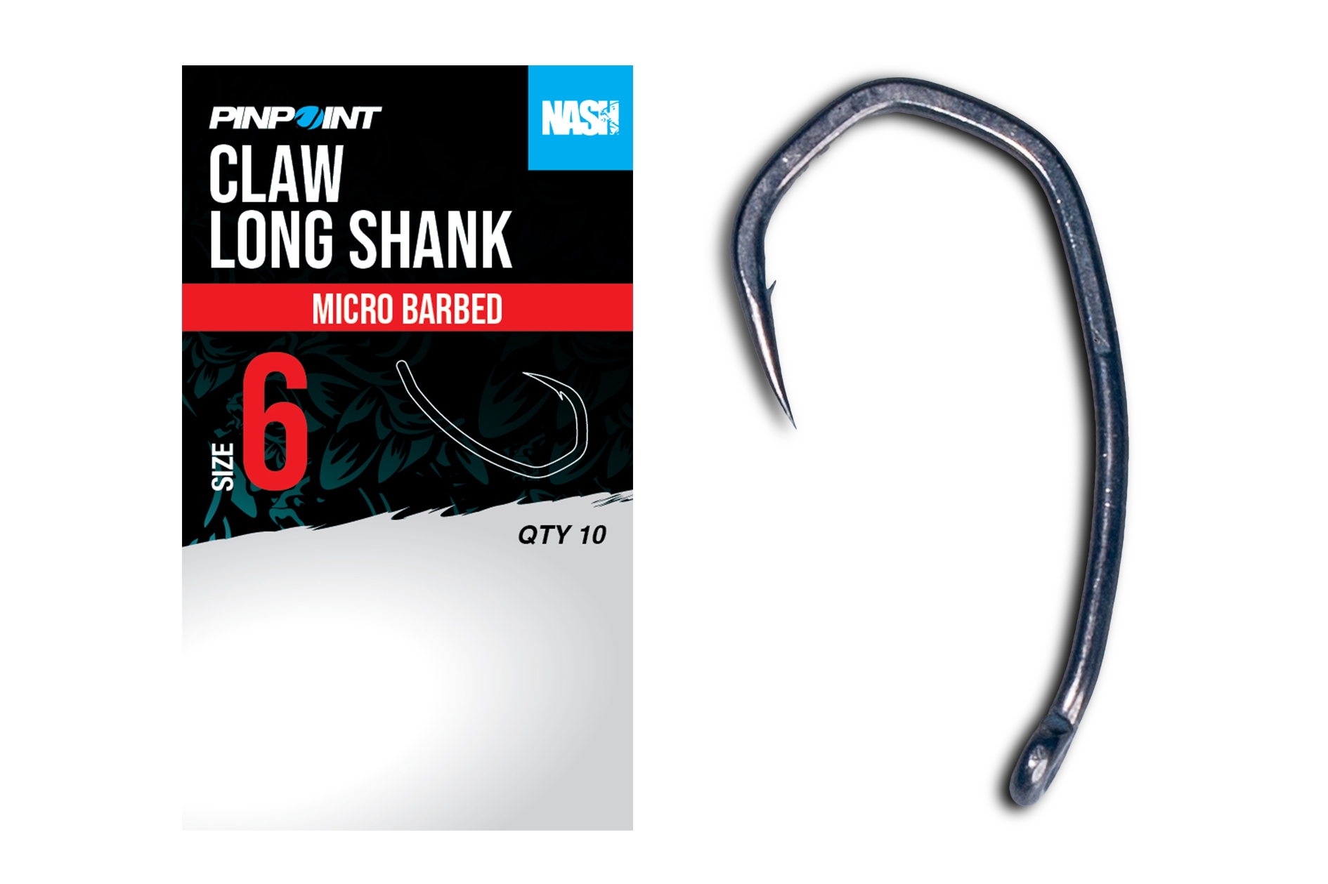 Claw long shank size 4 