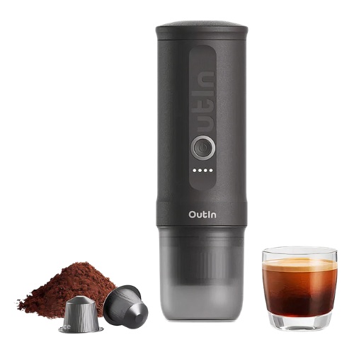  Macc. caffe' espresso port. nano OutIn Grigio  