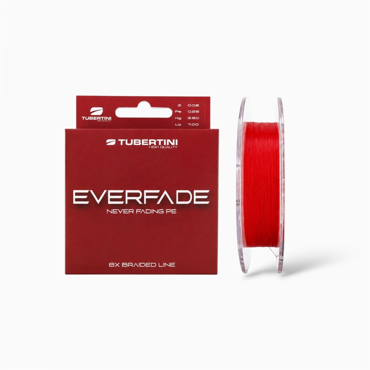 Everfade Red Braided Line Mt. 150 D.0,12