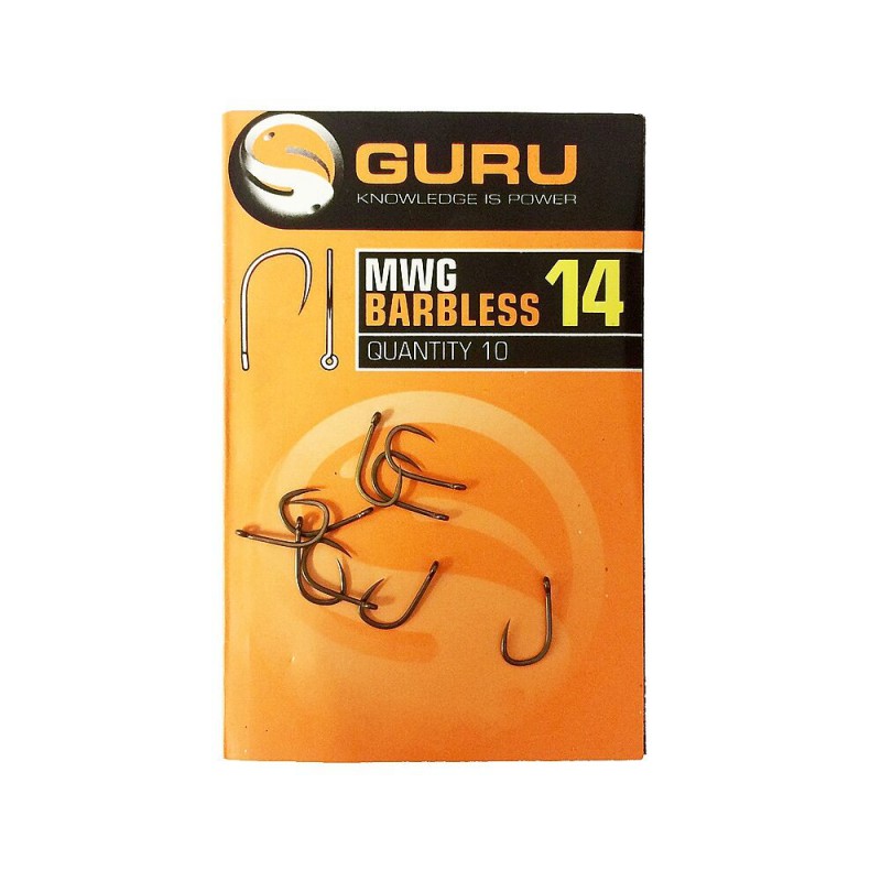 MWG Hook size 14 (Barbless/Eyed)