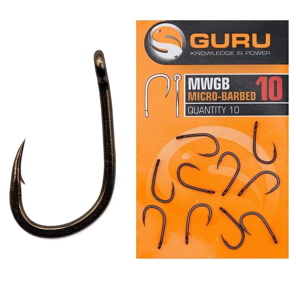 MWG Hook size 18 (Barbed/Eyed)