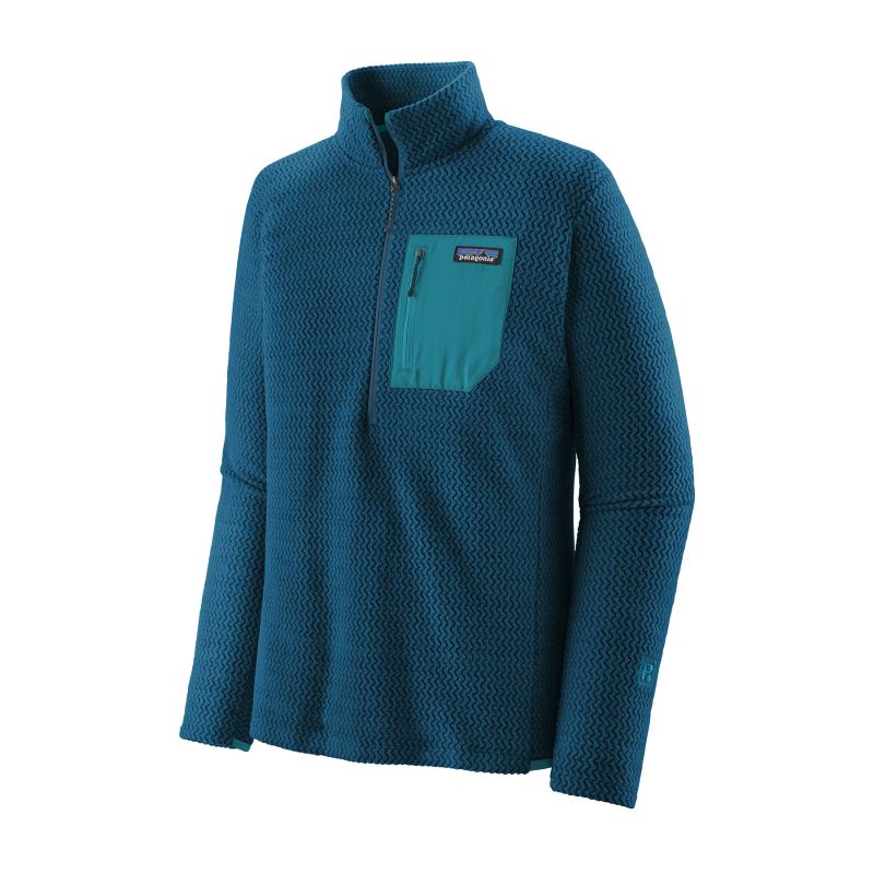 M's R1 Air Zip Neck - Lagom Blue - L