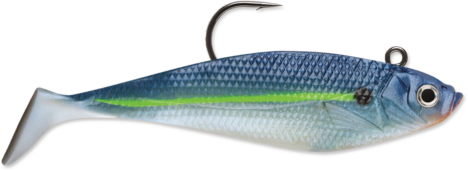 WildEye Swim Shad – the Original – 6” 7/8oz – 15 cm/62gr – BLUE STEEL SHAD