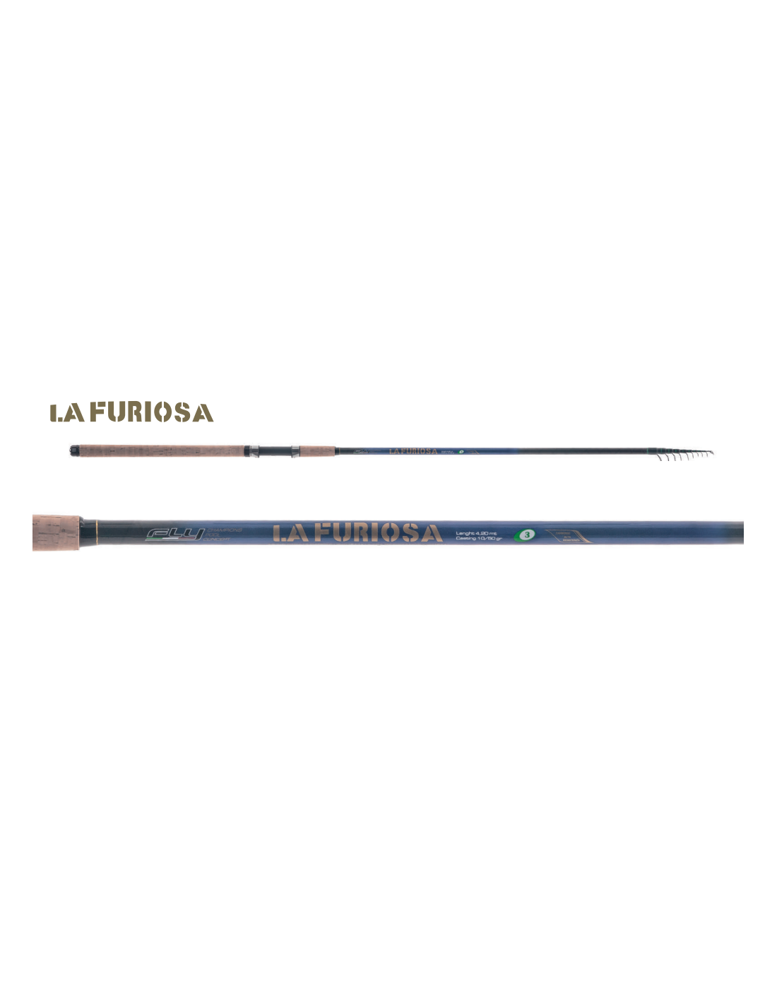 FLY CANNA LA FURIOSA 4.20MT AZ.4 10-60gr