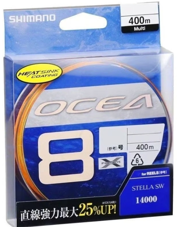 SHIMANO OCEA 8 400M 3.0 Multi Color