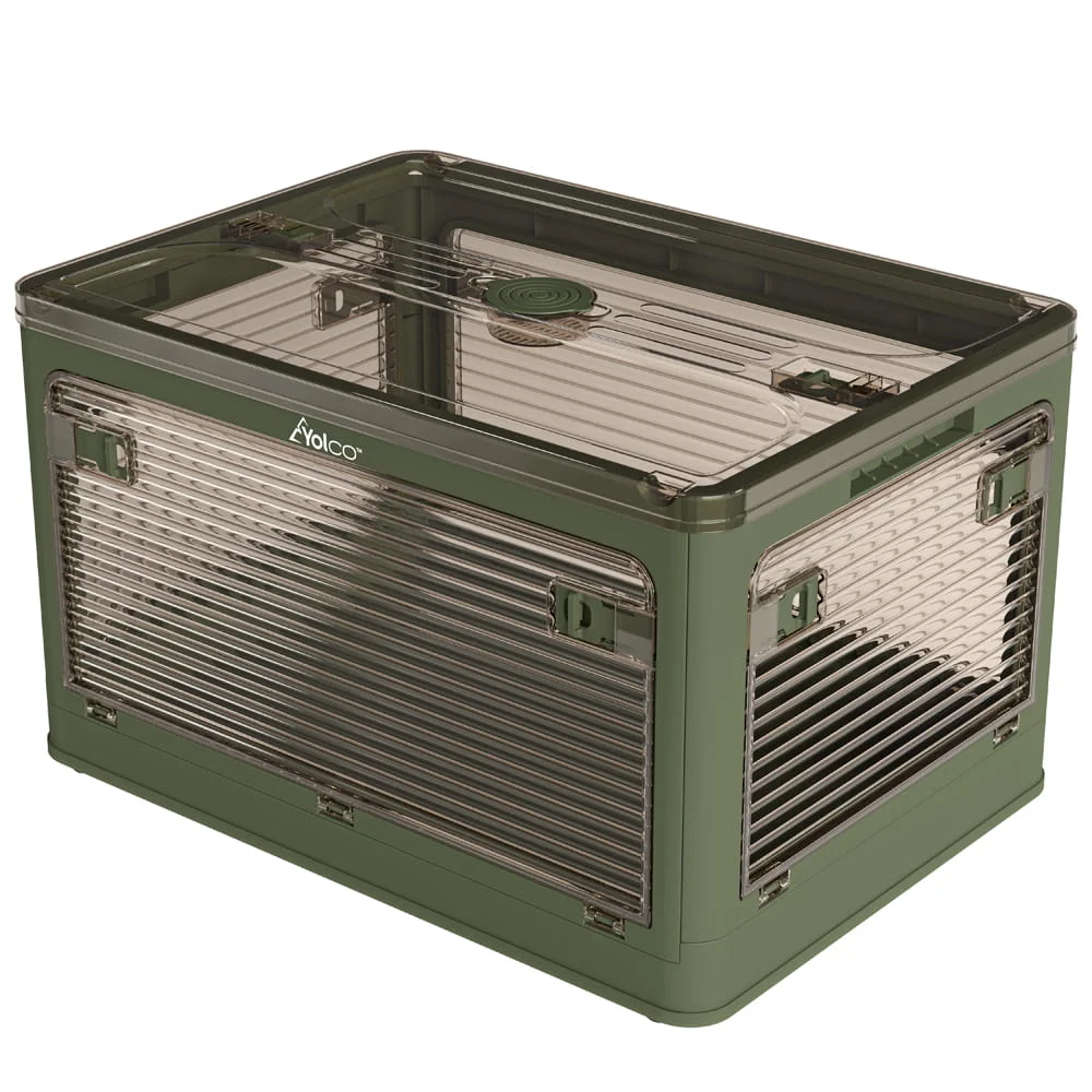 FOLDABLE STORAGE BOX 55L GREEN