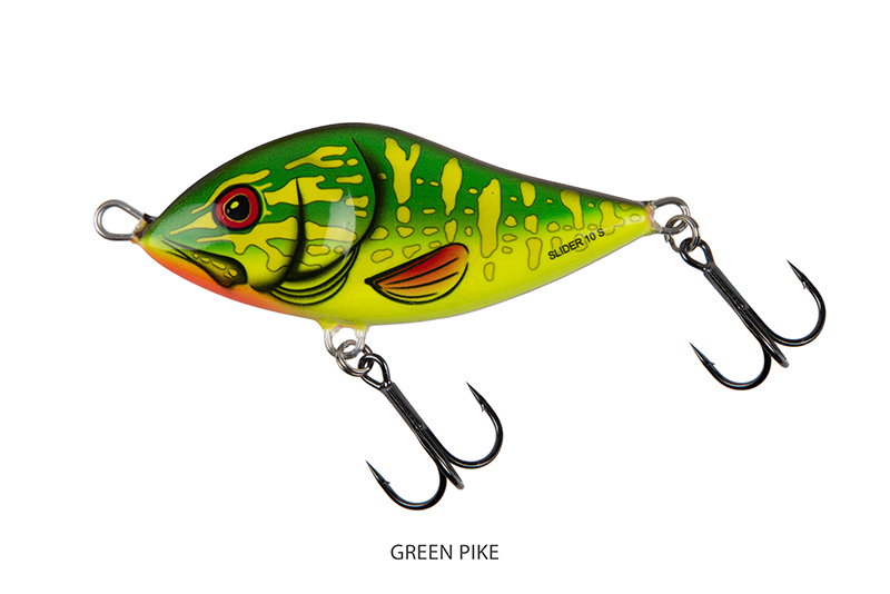 Slider 5cm Sinking Green Pike