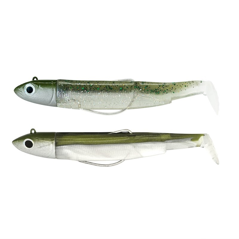 BLACK MINNOW 3 Off Shore 120mm 25g Combo x 2 Col. Khaki + Ghost 