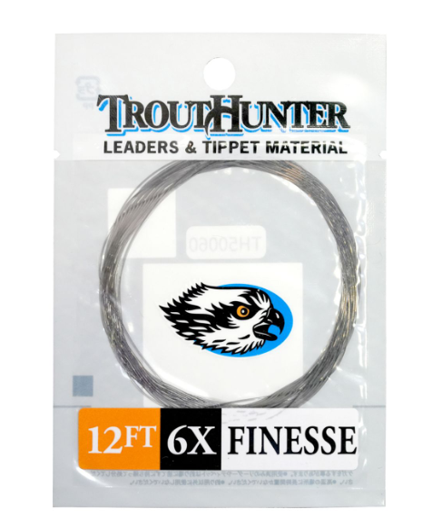 FINESSE LEADER W/LOOP 12FT 6X 0.128MM