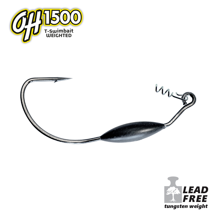 T-Swimbait Weighted 2/0 – 1/20 Oz – Qty 4