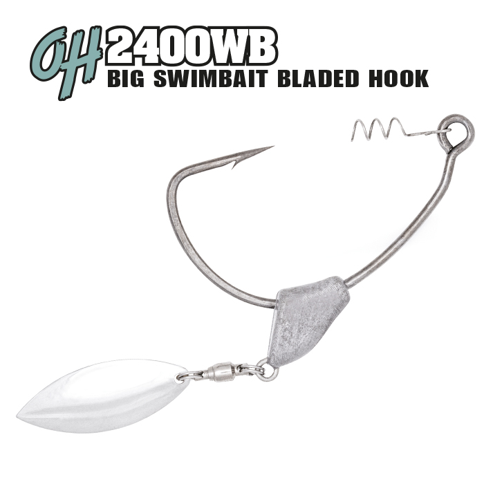 Big Swimbait Bladed Hook – 9/0 – gr 21 – Qty 2
